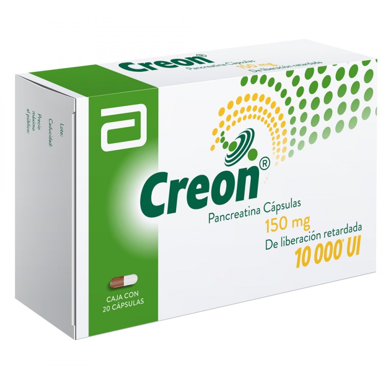 CREON 10000 U 150 MG C/50