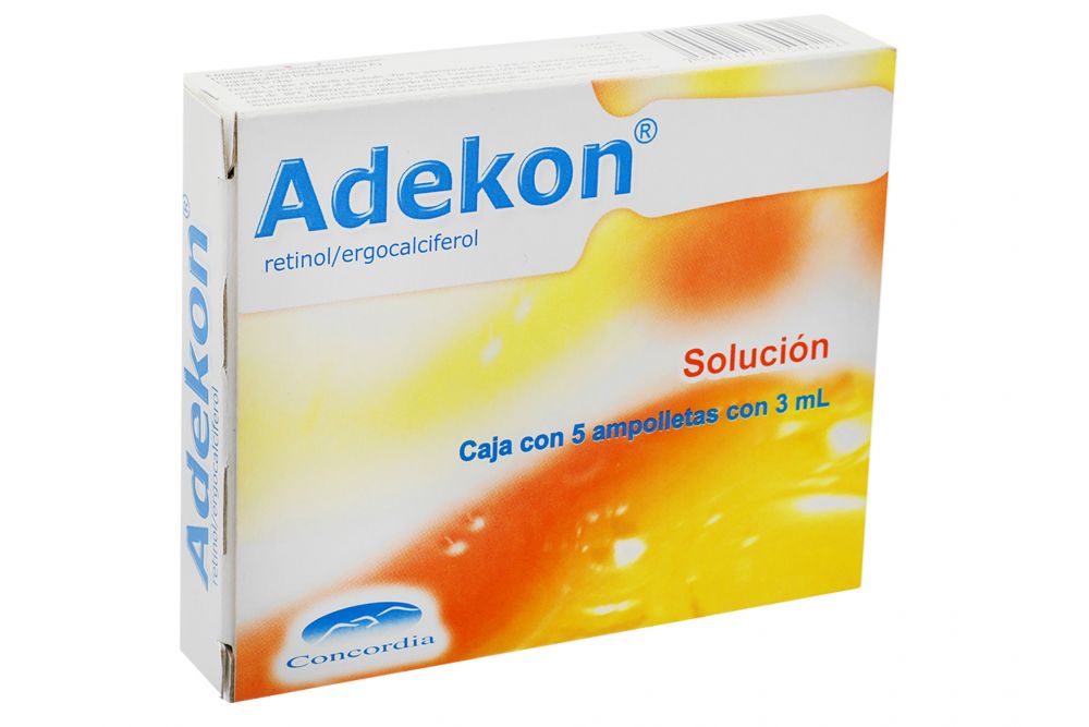 ADEKON 3 ML C/5 AMP INGERIBLES