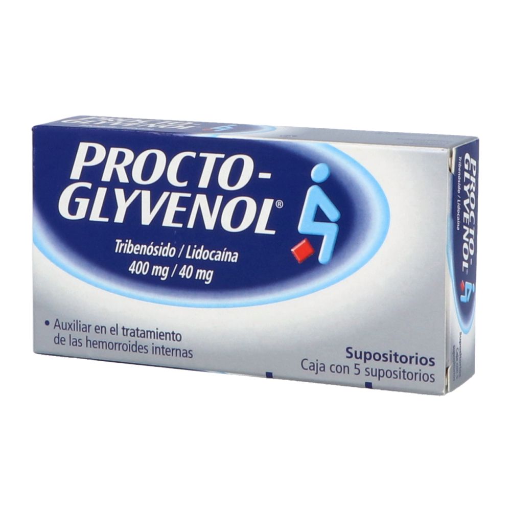 PROCTOGLYVENOL C/5 SUPOSITORIOS 400/40