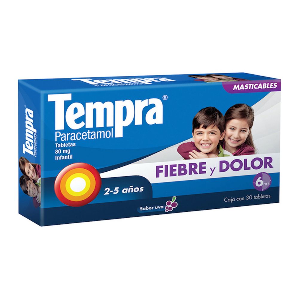 TEMPRA 80 MG C/30 T INF UVA