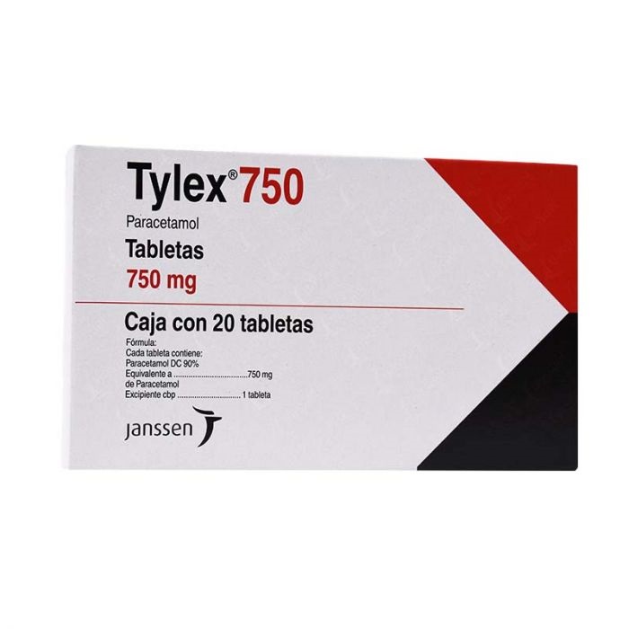 TYLEX 750MG C/20 TABS