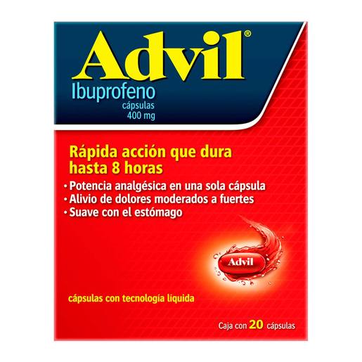 ADVIL MAX 400MG C/20 CAP