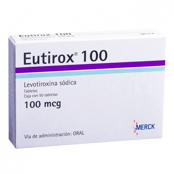 EUTIROX 100 MCG C/50 T