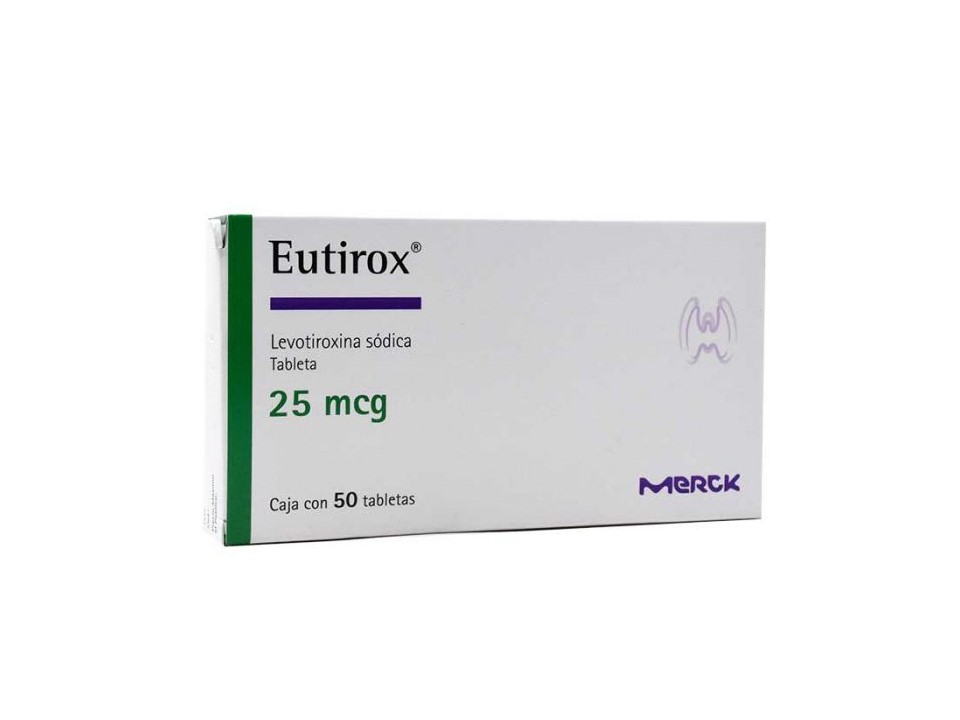 EUTIROX  25 MCG /50 T