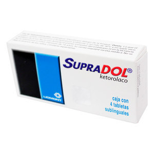 SUPRADOL 30 MG SUBLING C/4 T