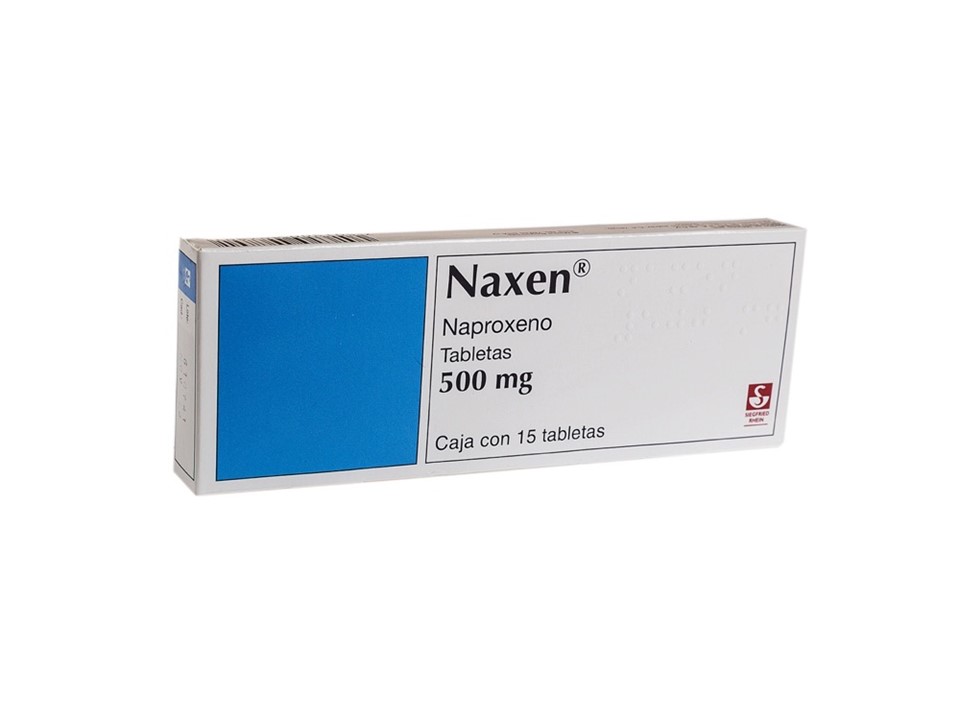 NAXEN 500 MG C/15 T