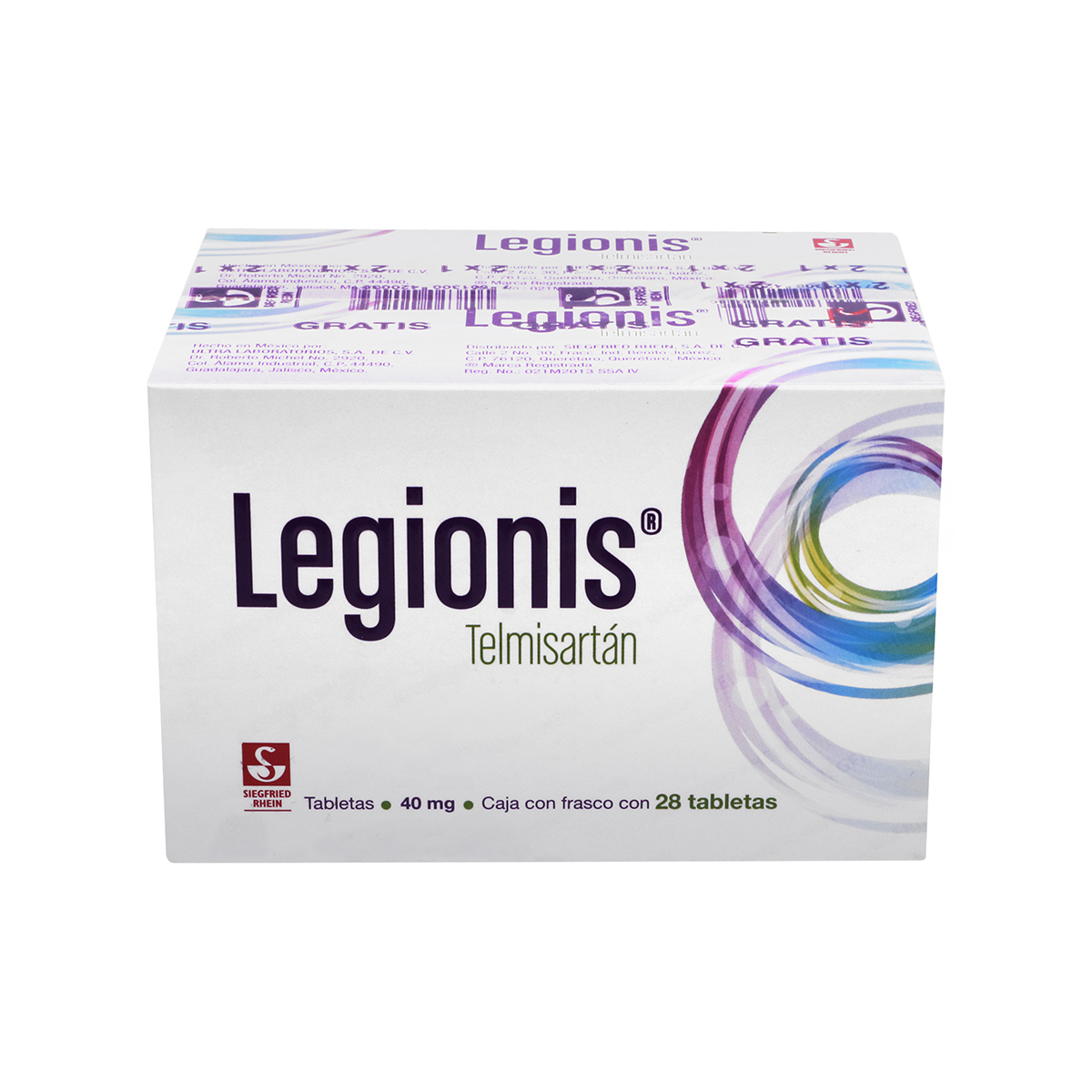 LEGIONIS  40 MG C/28 T DUO