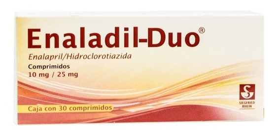 ENALADIL DUO 10 MG/25 MG C/30 COMP