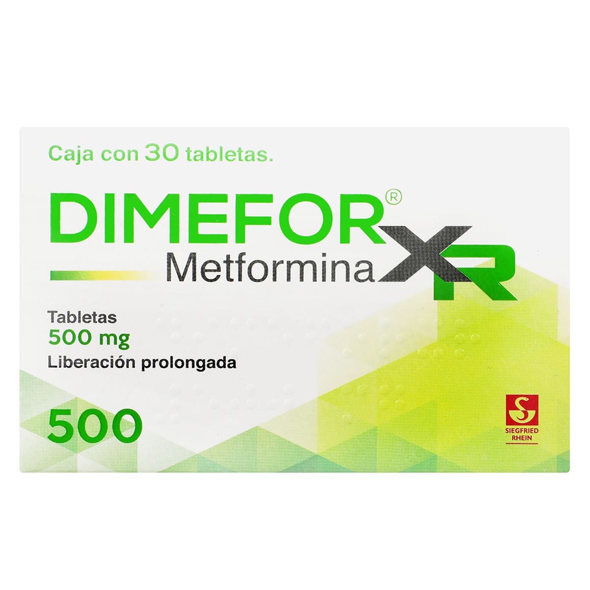 DIMEFOR XR 500 MG C/30 T (LIB. PROL.)