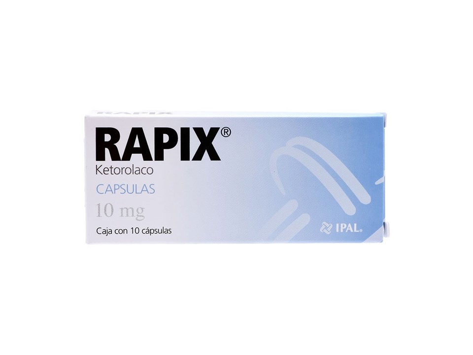 RAPIX 10 MG C/10 CAP