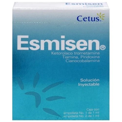 ESMISEN 15 MG/100 MG/5 MG C/2 AMP