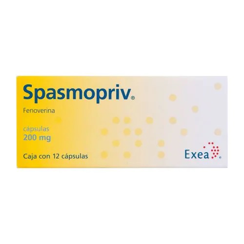 SPASMOPRIV 200MG C/12 CPS.