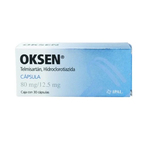 OKSEN 80 MG/12.5 MG C/30 CAP