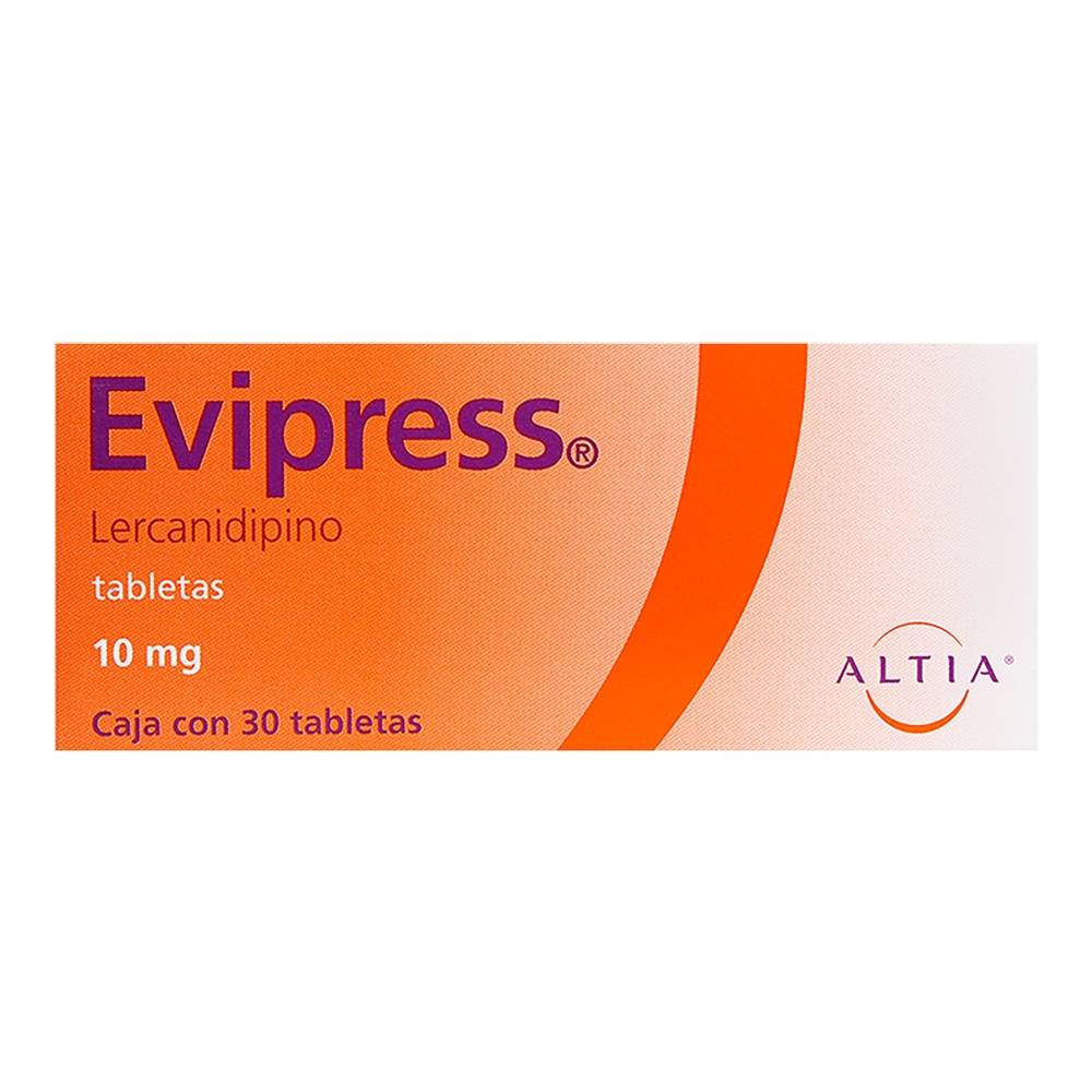 EVIPRESS 10 MG C/10 T