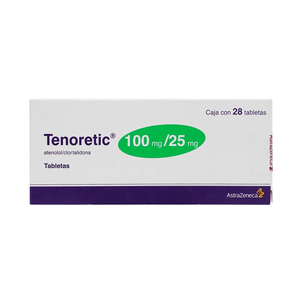 TENORETIC 100 MG/25 MG C/28 T