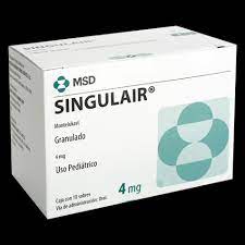 SINGULAIR 4MG C/10 SOB GRAN. PED.