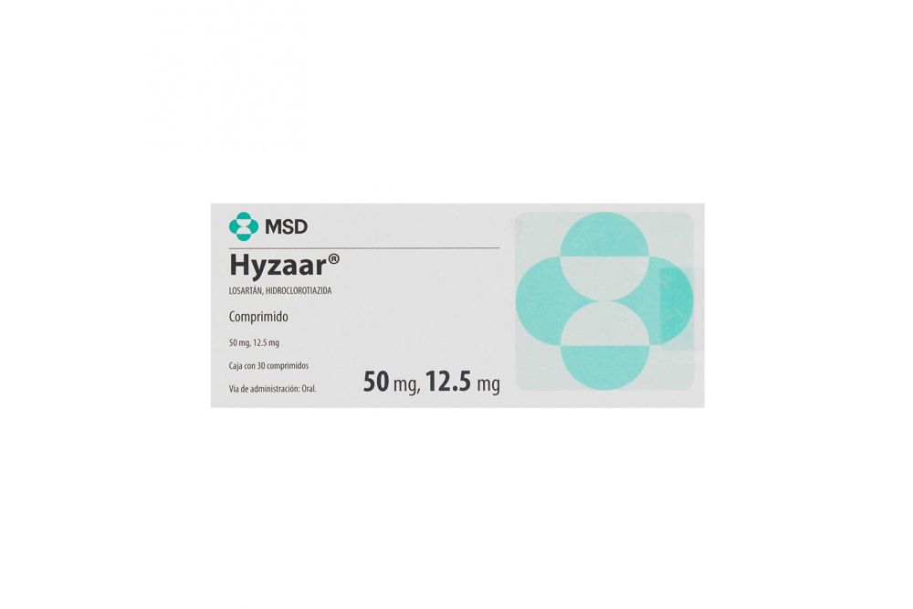 HYZAAR 50 MG/12.5 MG C/30 COMP