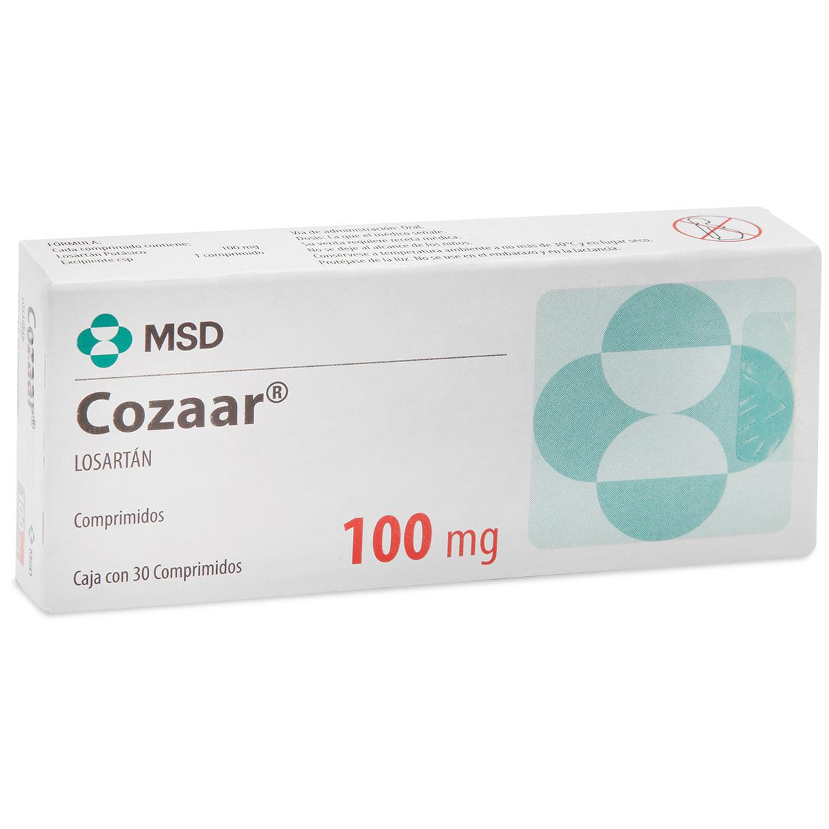 COZAAR 100 MG C/30 COMP