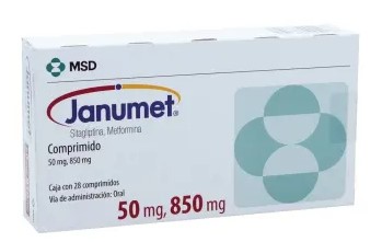 JANUMET 50 MG/850 MG C/28 COMP