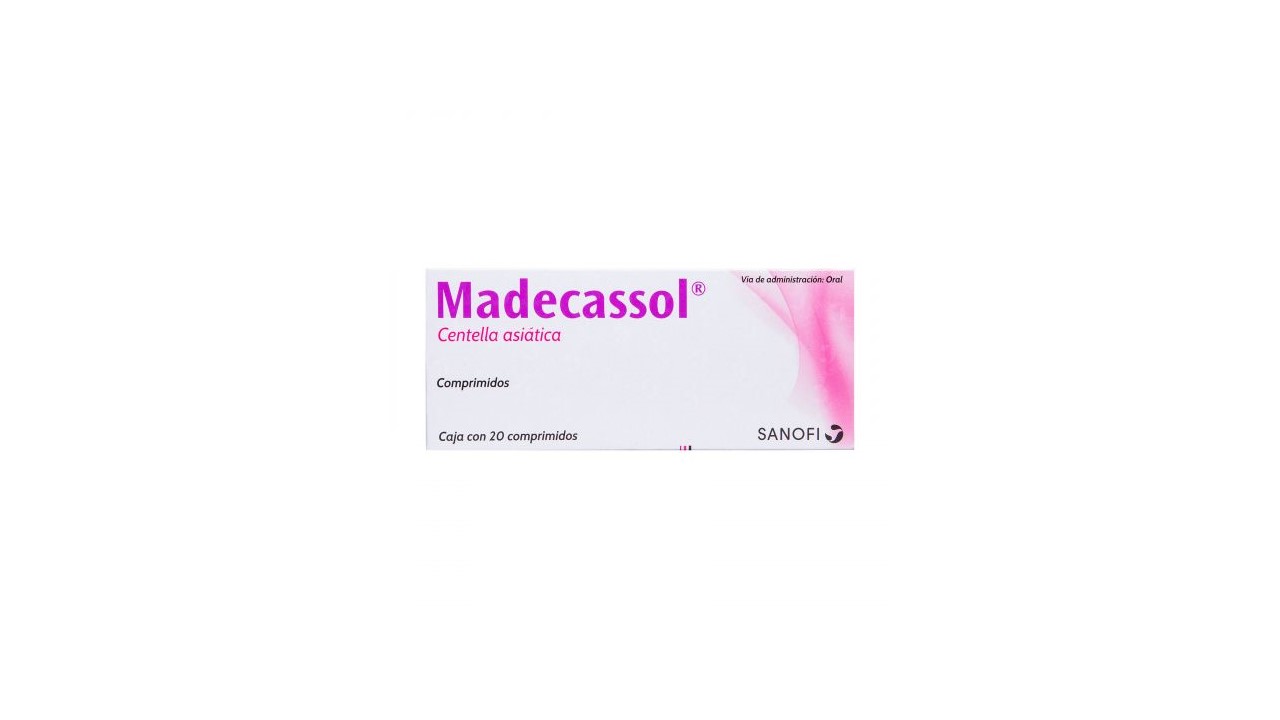 MADECASSOL 10MG C/20COMP