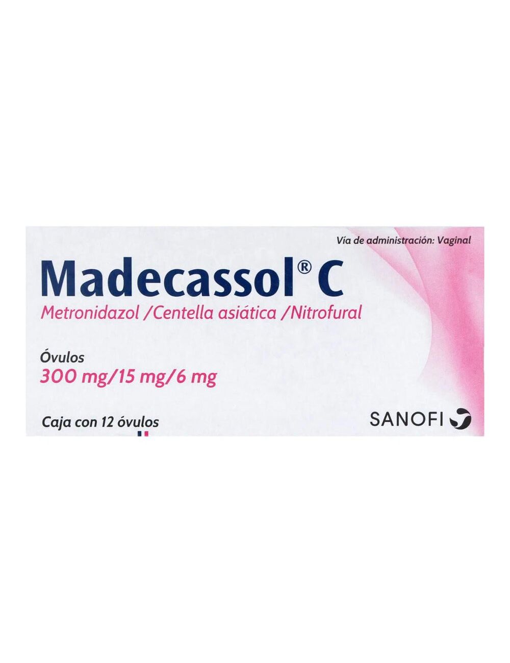 MADECASSOL C 12 OVULOS 15MG