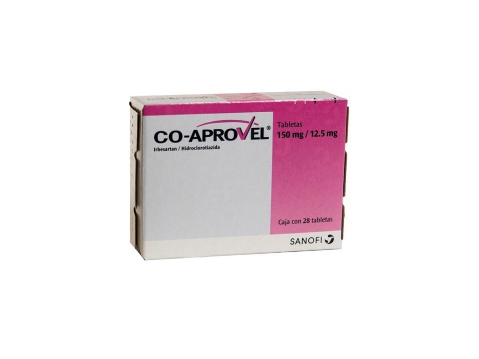 CO APROVEL 150 MG/12.5 MG C/28 T