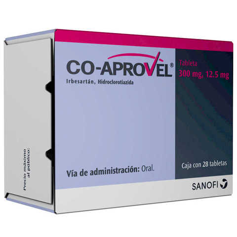 CO APROVEL 300 MG/12.5 MG C/28 T