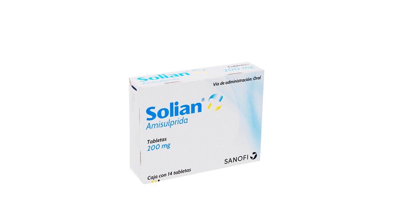 SOLIAN 200MG C/14 TABS.