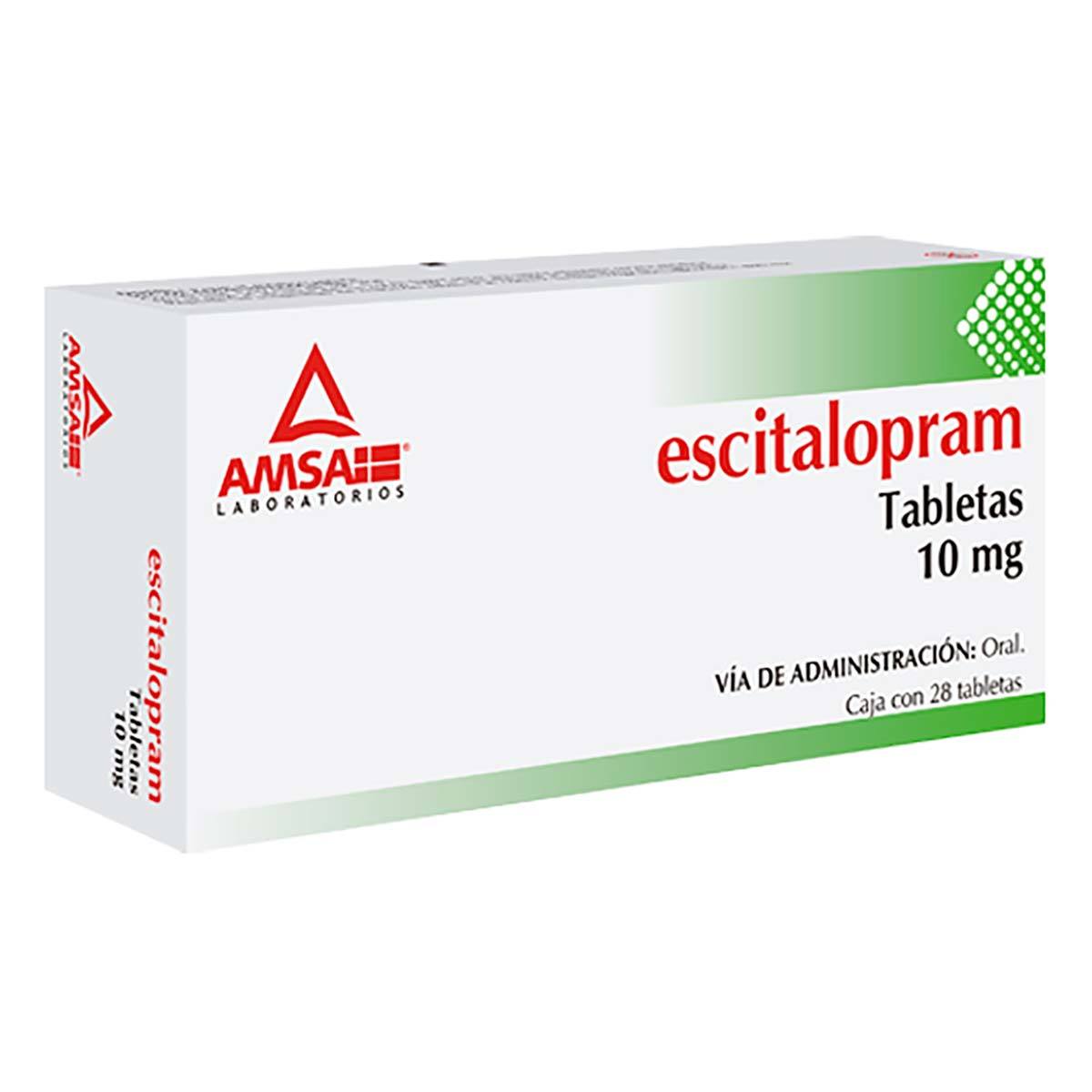 ESCITALOPRAM 10MG C/ 28 TAB