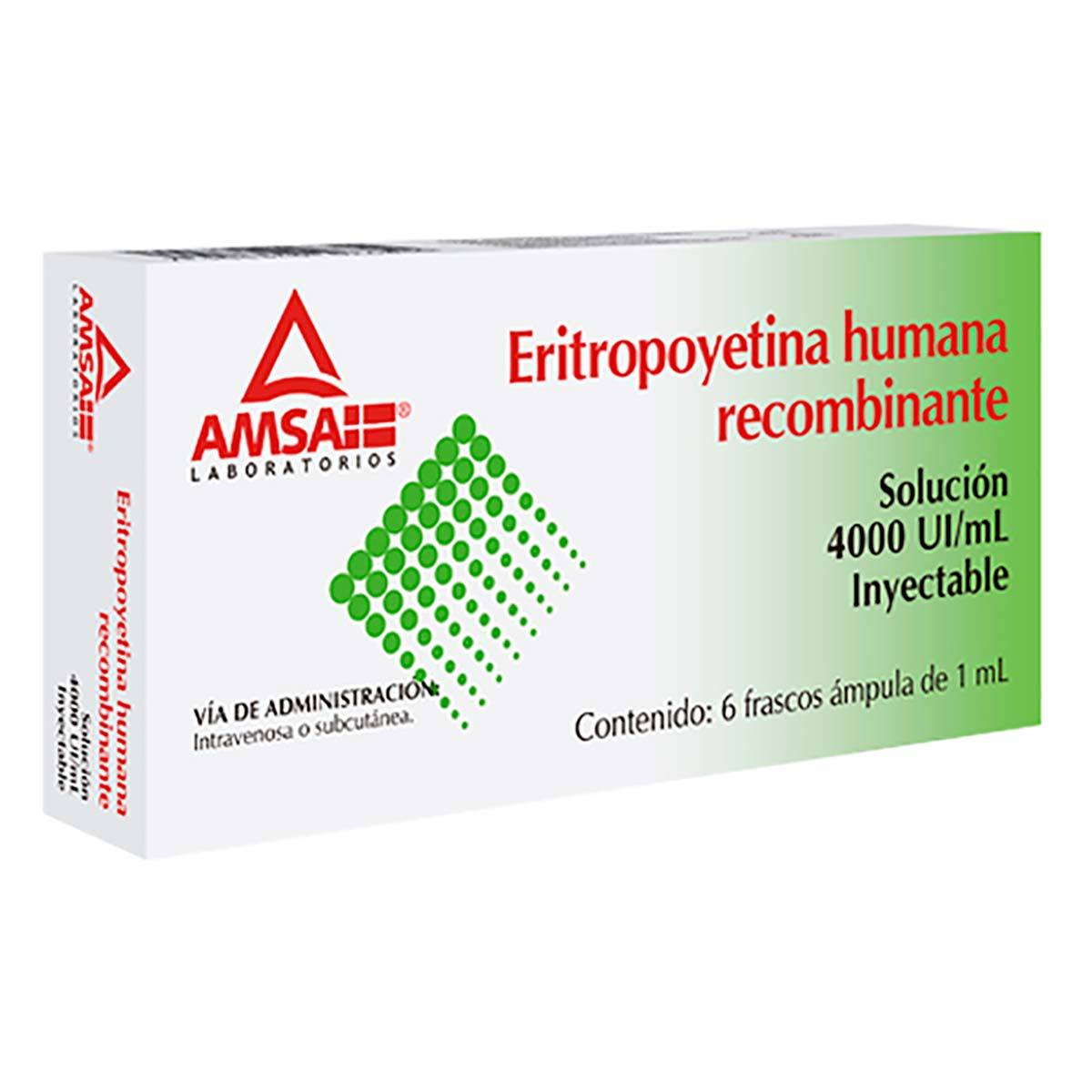 ERITROPOYETINA 4000UI C/6 FCOS 1ML