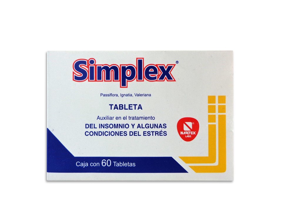 SIMPLEX C/60 TABS.