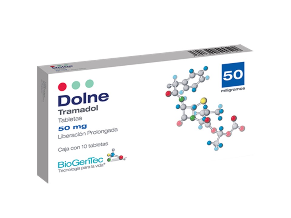 DOLNE 50MG CAJA C/10 TABS.