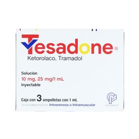 TESADONE SOL INY C/3 AMP