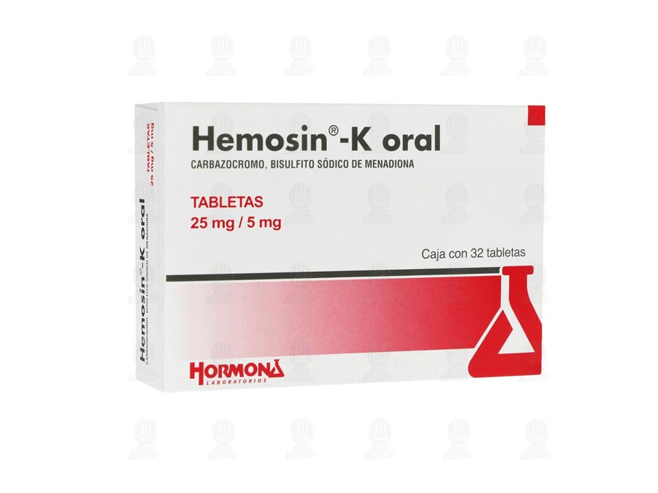 HEMOSIN K 25/5MG C/32 TABS.