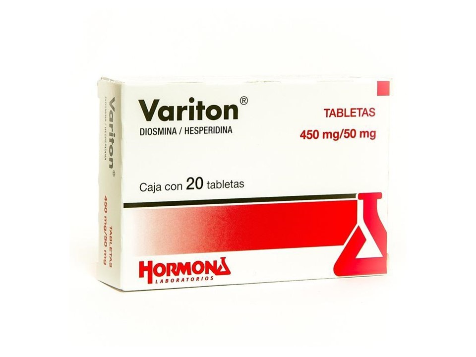 VARITON 450 MG/50 MG C/20 T