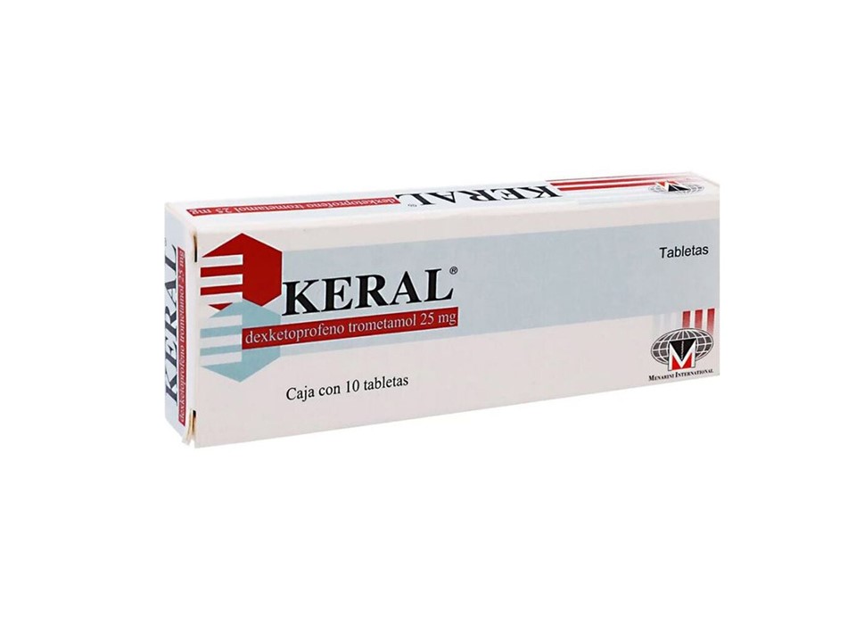 KERAL 25 MG C/10 T