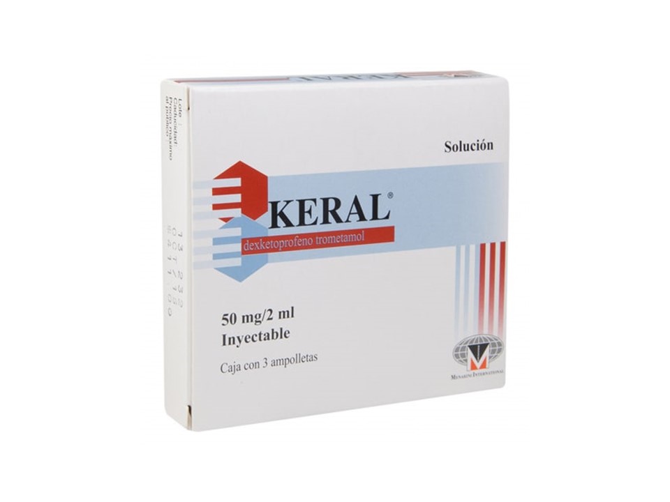 KERAL 50 MG C/3 AMP 2 ML