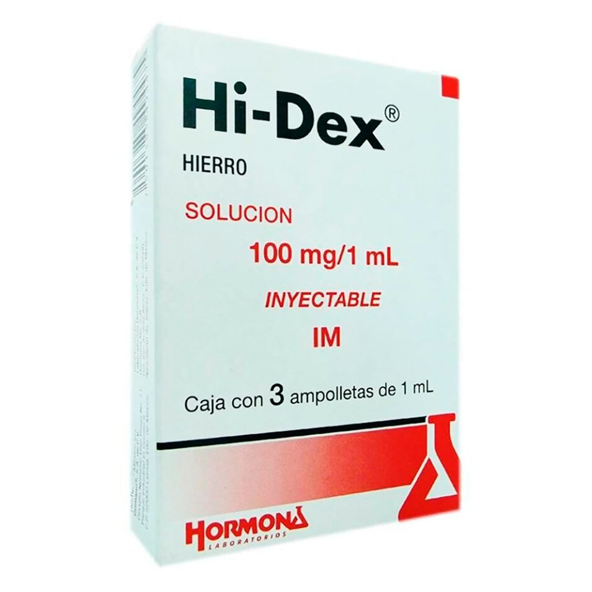 HIDEX 100MG/1 ML 3 AMP IM