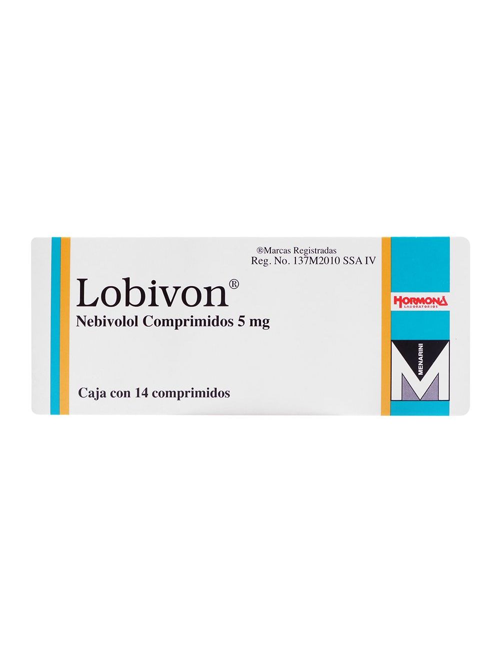 LOBIVON 5 MG C/14 COMP