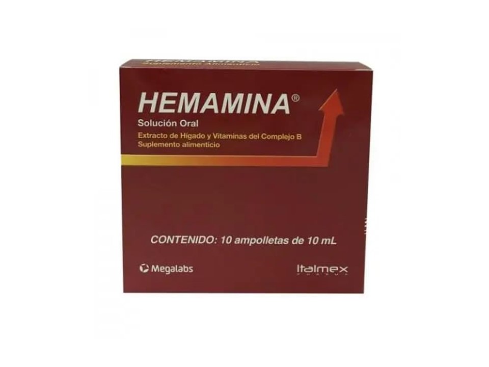 HEMAMINA SUPLEMENTO ALIMENTICIO C/10 SOL 10 ML