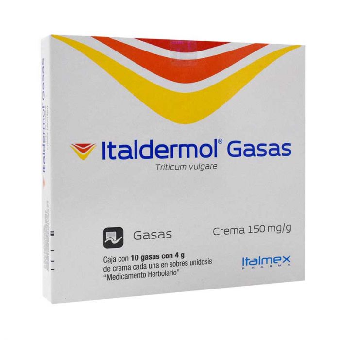 ITALDERMOL C/10 GASAS ESTERIL CRA 40 G