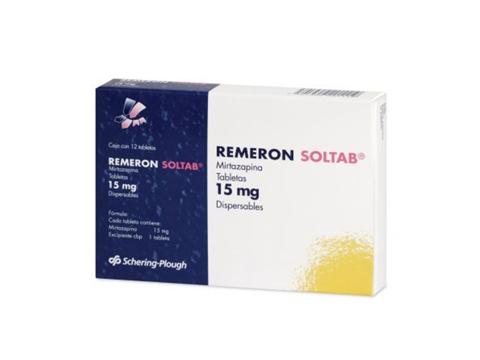 REMERON SOLTAB 15 MG C/12 T