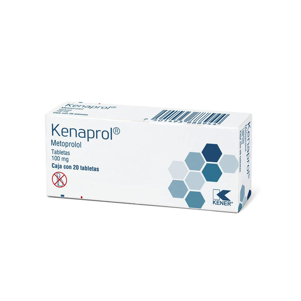 KENAPROL METOPROLOL 100 MG C/20 T