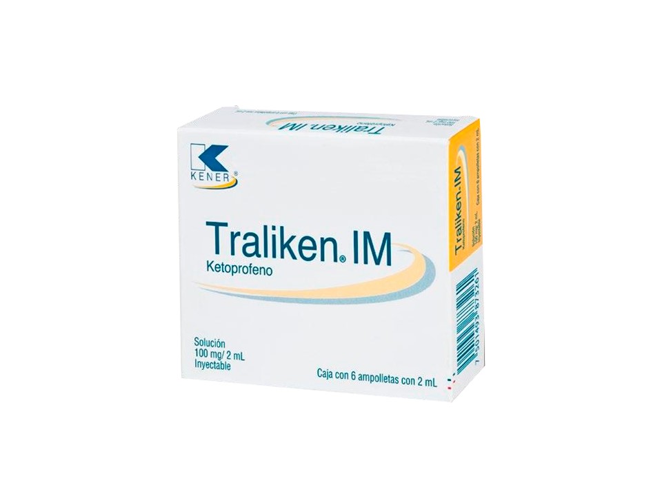 TRALIKEN IM 100 MG 2 ML SOL INY AMP C/6 VP