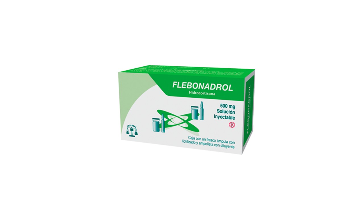 FLEBONADROL 500MG/4ML SOL INY