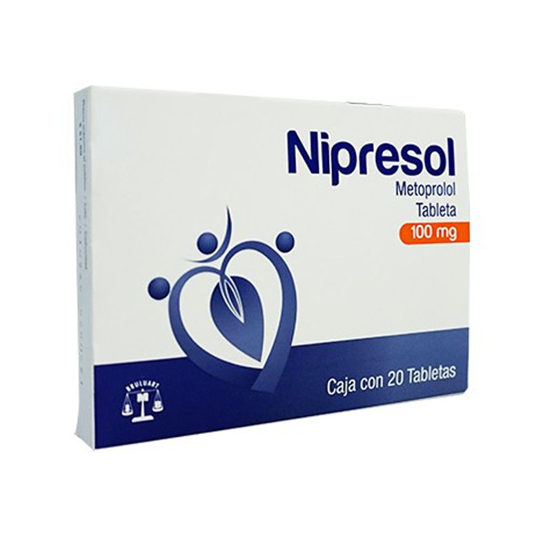 NIPRESOL 100 MG C/20 T