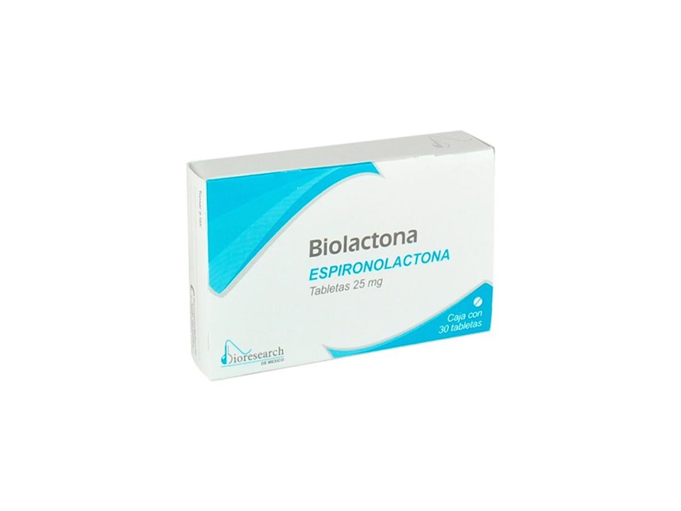 BIOLACTONA 25MG TAB C30