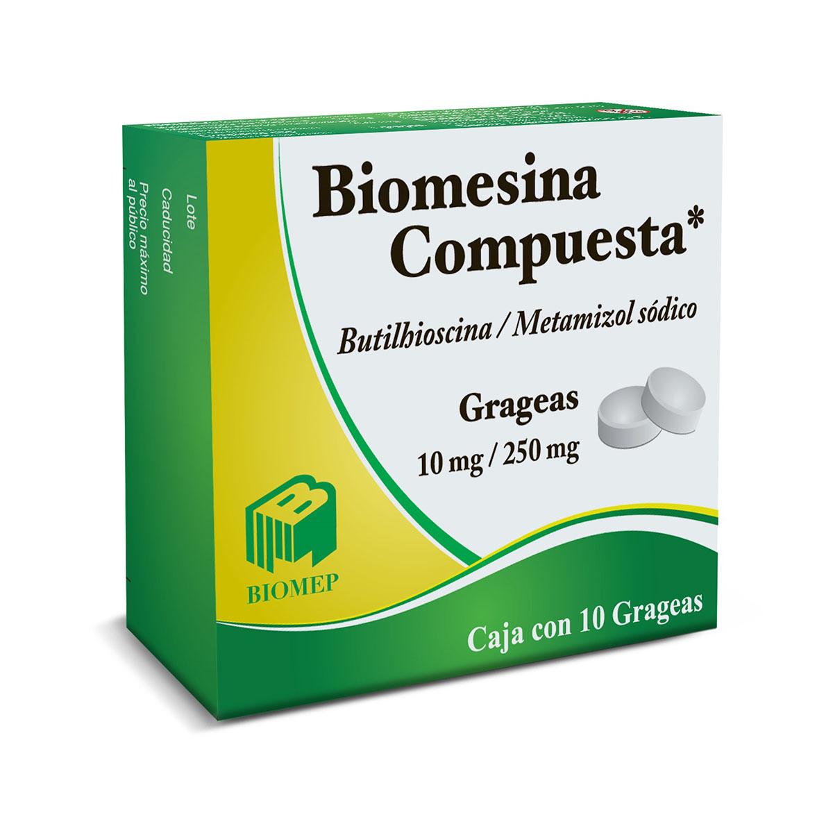 BIOMESINA COMPUESTA 10 MG  10 GRAG