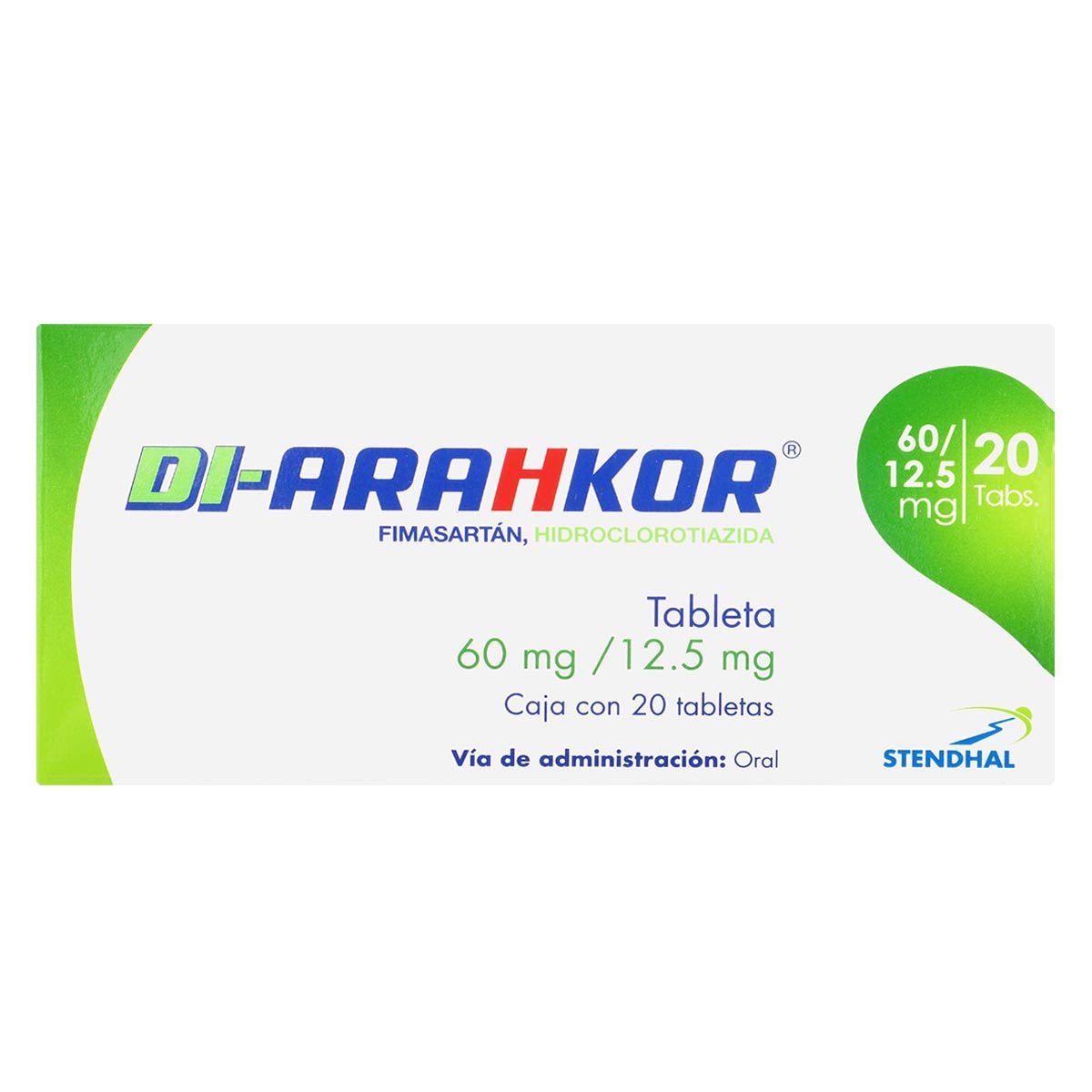 DI ARAHKOR 60MG CAJA C/20 TAB.