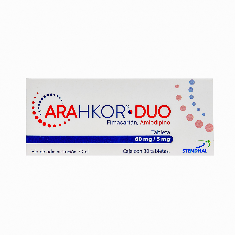 ARAHKOR DUO 60 MG/5 MG C/30 T 